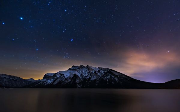 3840x2400 px,Alberta,Banff,kanada,moln,sjöar