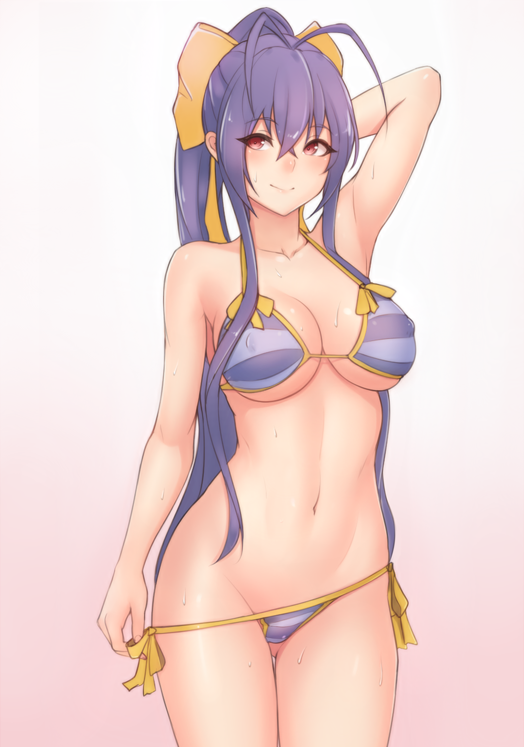 Mai Natsume, BlazBlue, σχίσιμο, μπικίνι, αλογοουρά