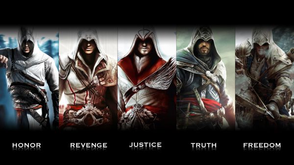 Assassin's Creed,Assassin's Creed Brotherhood,Assassin's Creed II,Assassin's Creed III,Assassin's Creed Revelations