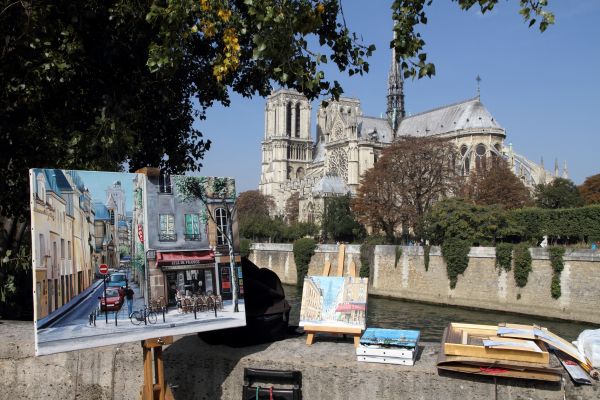 PEINTURES,maalaukset,Pariisi,notredame,nuotta,cathedrale