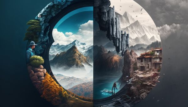 ai art,Composite,illustration,circle