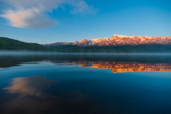 paisaje,lago,naturaleza,montañas,reflexión,cielo