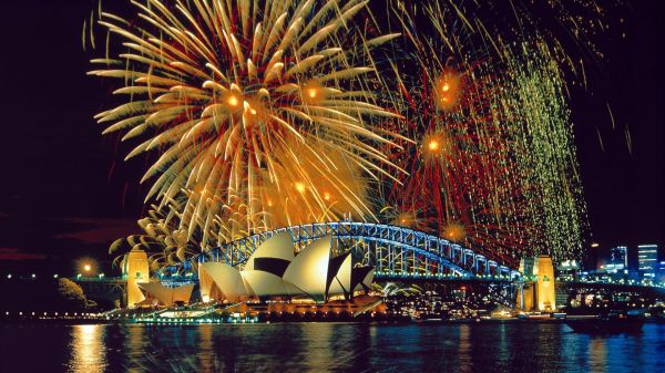 1920x1080 px,Australia,bridge,fireworks,Sydney,Sydney Opera House