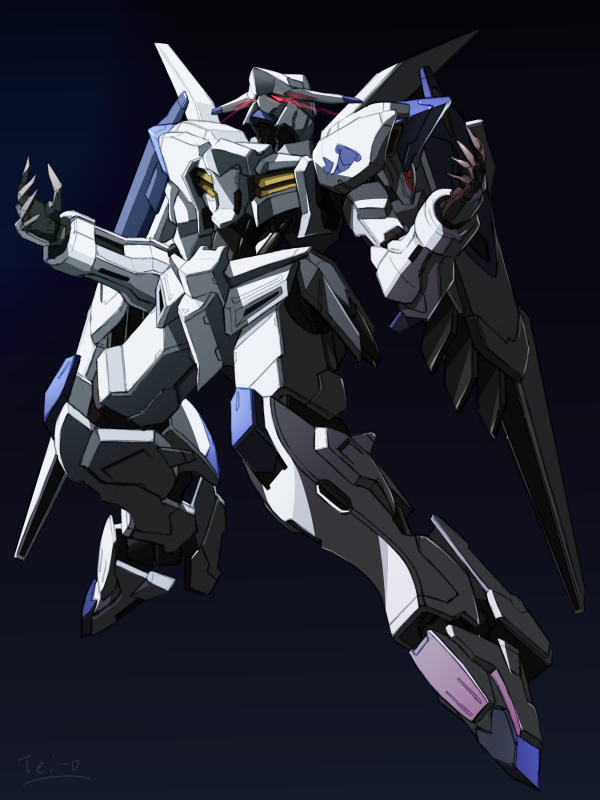 Móvil Suit Gundam Iron Blooded Orphans,Anime,Mechs,Super Robot Wars,Gundam Bael,Obra de arte