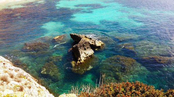 mare,baia,acqua,roccia,natura,puntellare