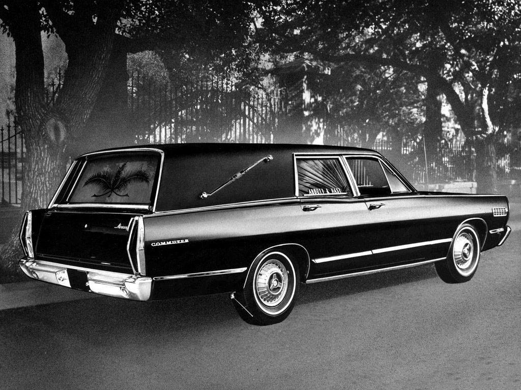 car, vehicle, Vintage car, Mercury, Sedan, netcarshow, netcar, car images, car photo, 1996, Commuter Abbott And Hast Hearse, black and white, monochrome photography, land vehicle, automotive exterior, automobile make, luxury vehicle, antique car, full size car