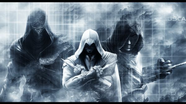 1920x1080 px,Alta r ibn LaAhad,assassins creed,Assassins Creed Brotherhood,Assassin Creed åpenbaringer,Ezio Auditore da Firenze