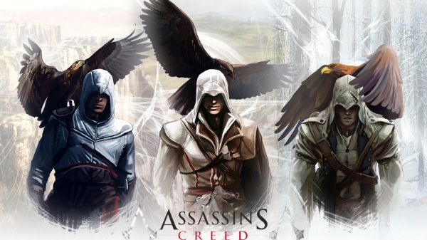 videogames,Anime,Credo, um Assassino,Assassin's Creed 2,Falcões,Águia