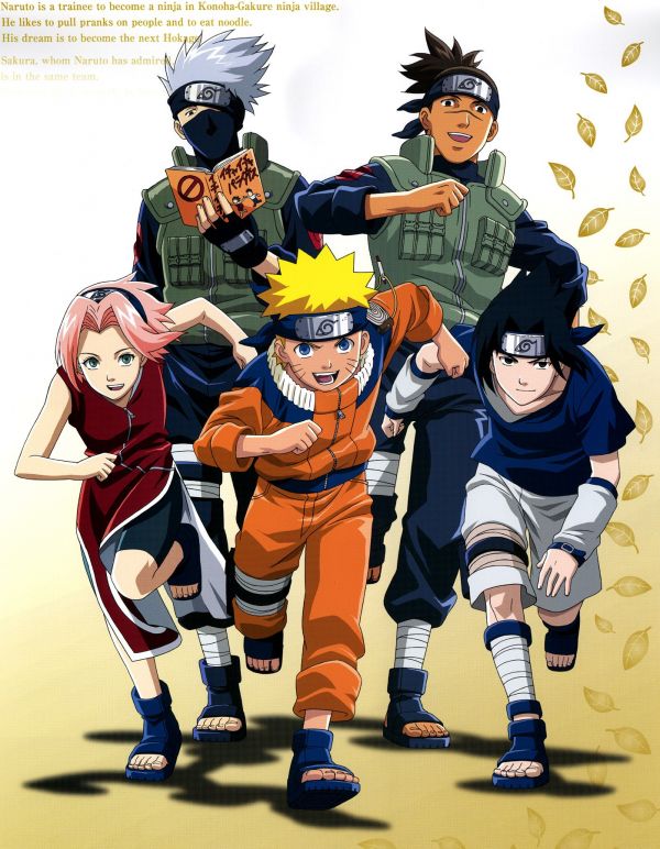 anime, Hatake Kakashi, Naruto Shippuuden, Uzumaki Naruto, illustrasjon, tegnefilm