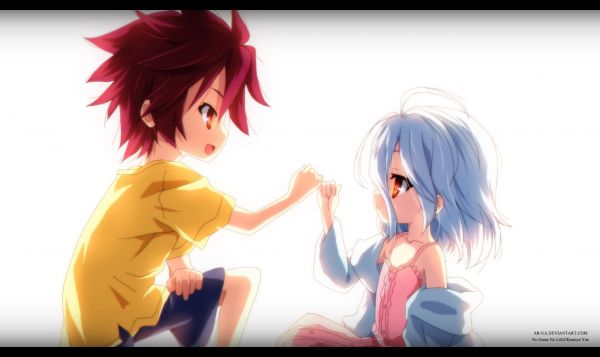 illustration,Anime,dessin animé,Sora No Game No Life,No Game No Life,Shiro No Game No Life