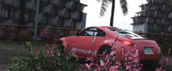 Forza Horizon 5, Nissan 350Z, Video Game Art, auto, videogiochi