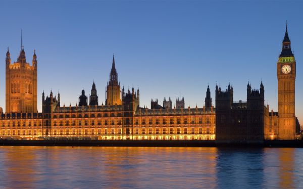 Stadt,Stadtbild,Nacht-,London,Gebäude,Betrachtung