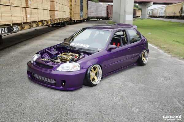 civic, custom, Honda, tuning, 1920x1271 px, 1999