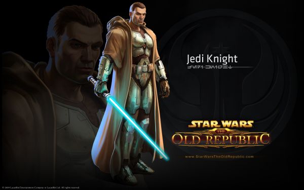 Star Wars The Old Republic,jedi knight,karakter,lyssverd