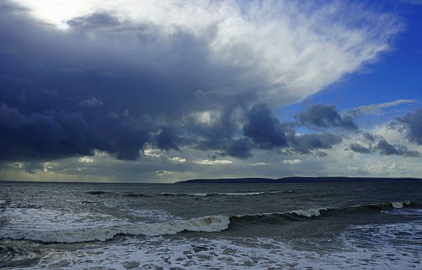 sunlight, sea, bay, water, landscape, shore