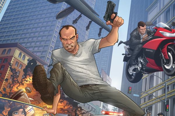 Patrick Brown,motorcycle,vehicle,superhero,Grand Theft Auto V,comics