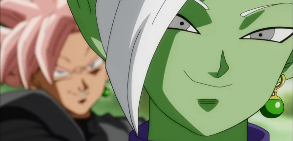 illustrazione,anime,cartone animato,Dragon Ball Super,Zamasu,verde