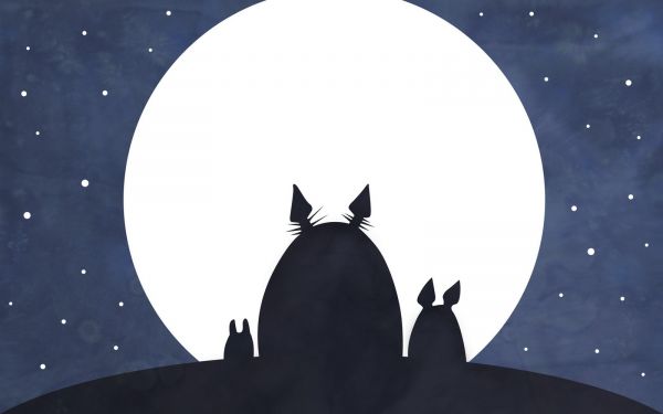 illustrasjon,anime,Min nabo Totoro,Studio Ghibli,vinge,skjermbilde