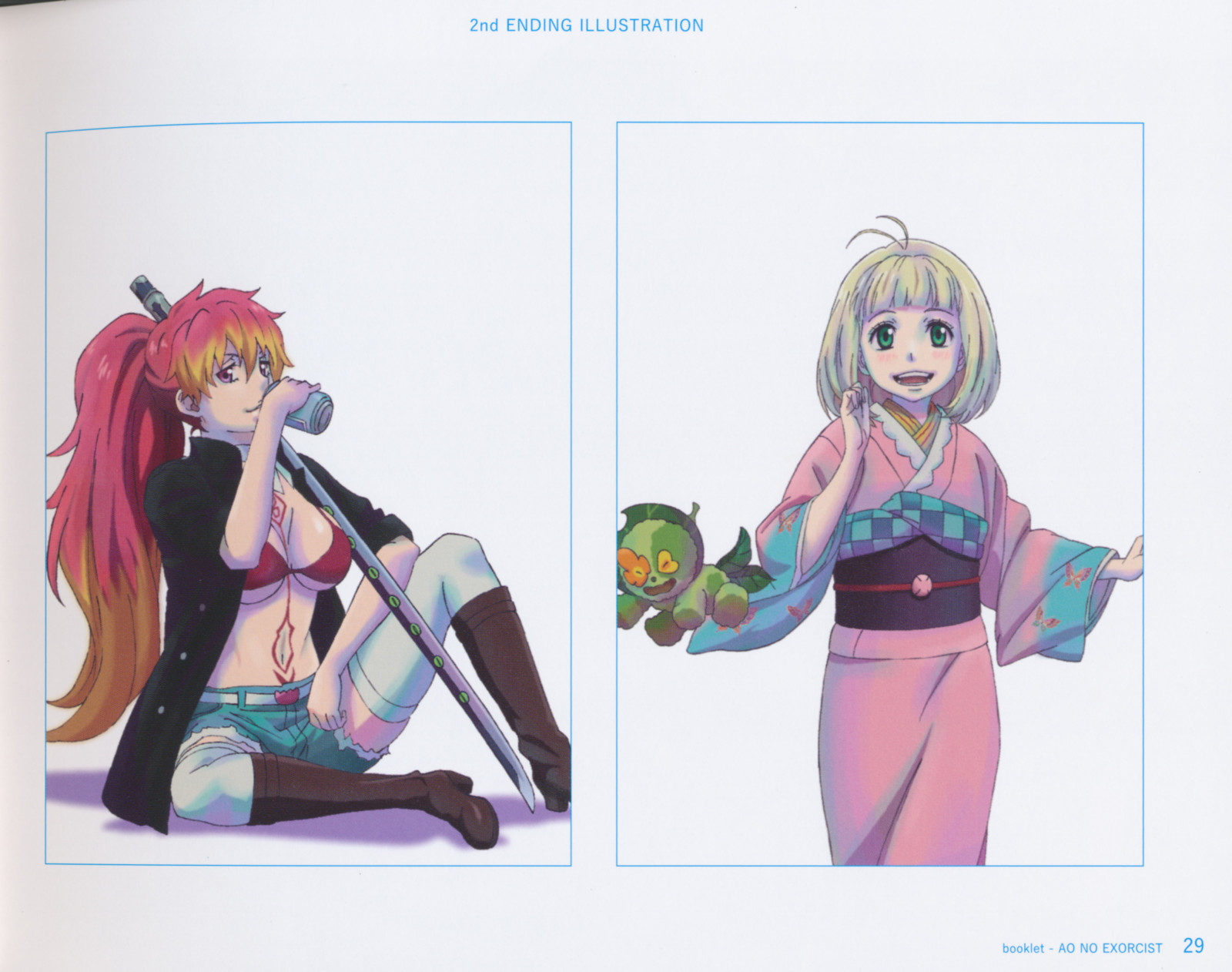 Blauer Exorzist, Kirigakure Shura, Moriyama Shiemi