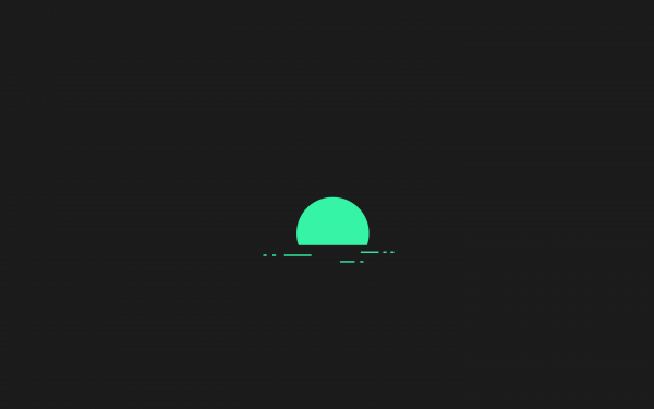 minimalism,sunset