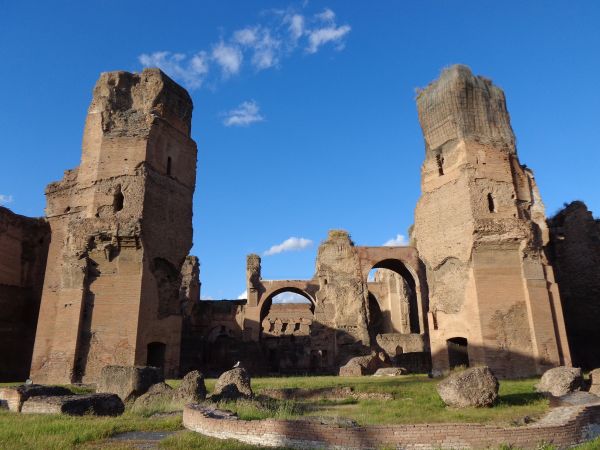 Italy,ancient,rock,building,sky,Tourism