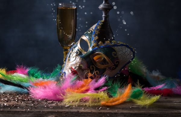 beber, penas, Festivais, mascarar, Máscaras venezianas, 3130x2030 px