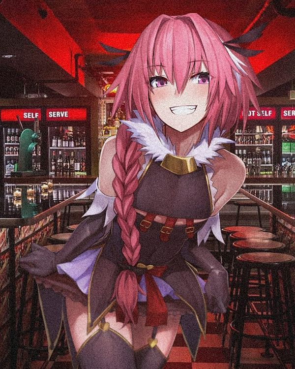 Fate apokryfeistä,Fate,Astolfo Fate Apocrypha,femboy,vaaleanpunainen hiukset,pitkät hiukset