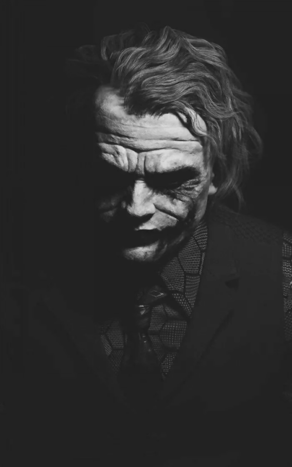 monokrom,Joker,Heath Ledger