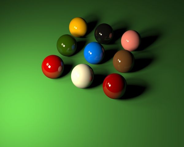 Esportes, verde, Bolas, Snooker, círculo, bola