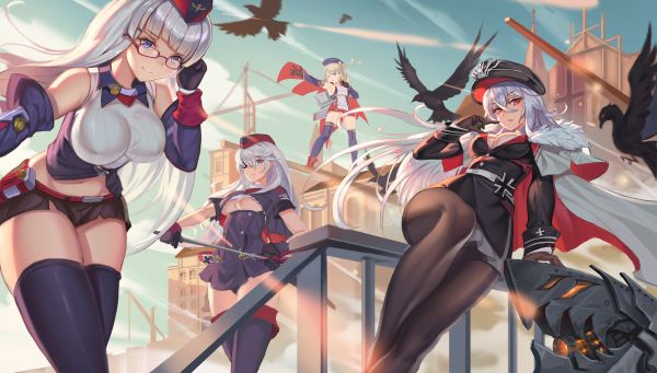 Azur Lane,Anime piger,Scharnhorst Azur Lane,Gneisenau Azur Lane,Graf Zeppelin Azur Lane,Z23 Azur Lane