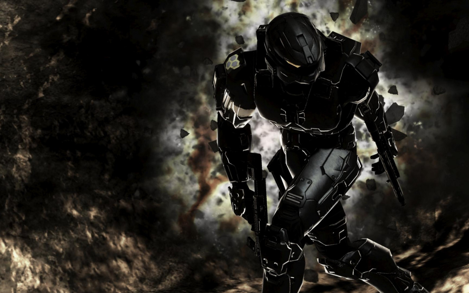 tentara, Lingkaran cahaya, Master Chief, Halo 3, kegelapan, tabah, screenshot, wallpaper komputer