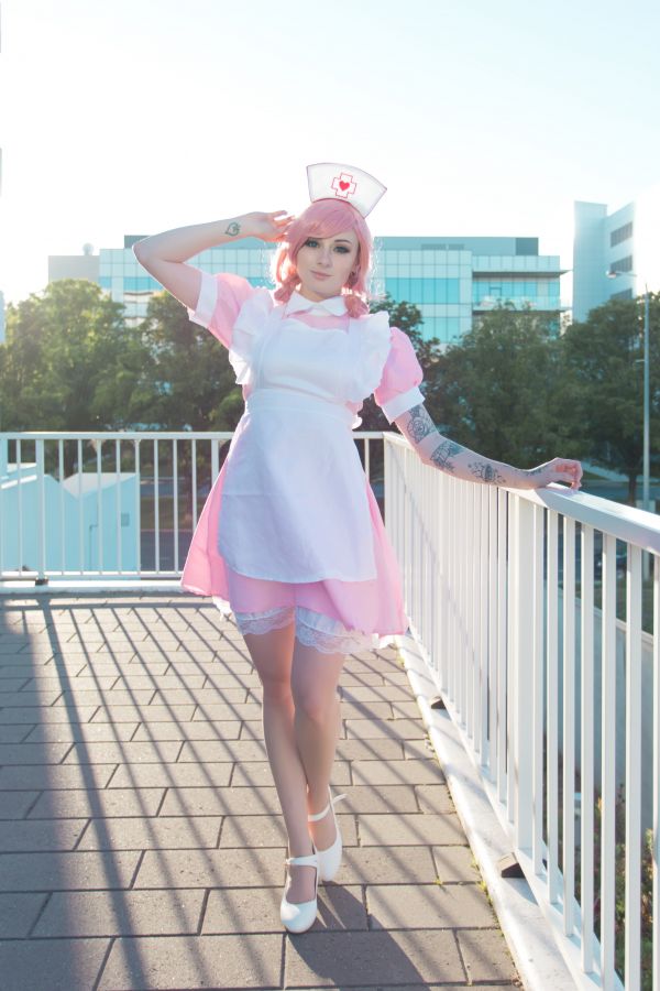 Kayla Erin,モデル,女性,コスプレ,ポケットモンスター,Nurse Joy