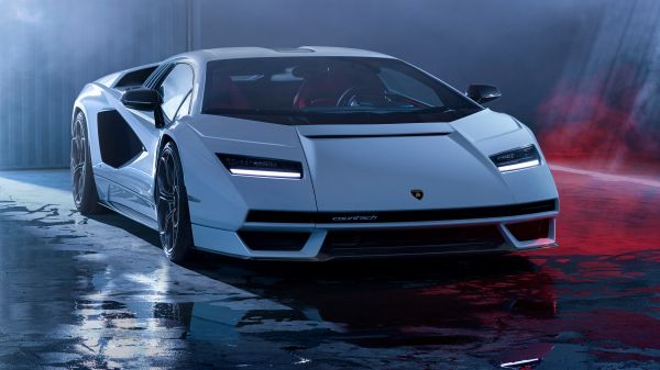 спортна кола,кола,Lamborghini Countach,бели автомобили,Lamborghini,превозно средство