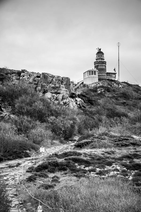 paisaje,monocromo,mar,rock,torre,fotografía