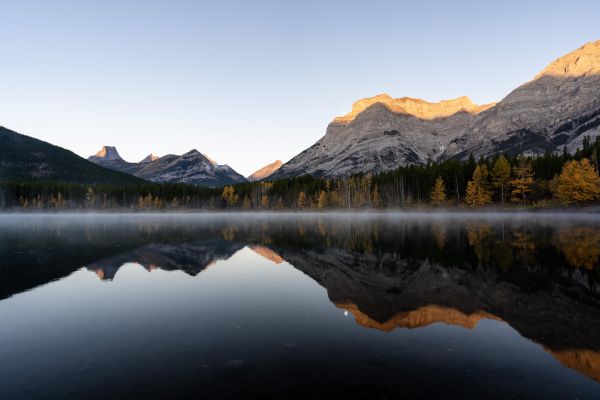 lac,peisaj,natură,pădure,munţi,Canada