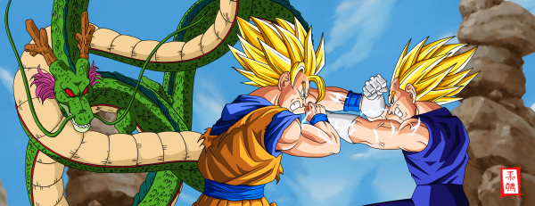 illustrazione, anime, sfera del drago, Drago, Dragon Ball Z, cartone animato