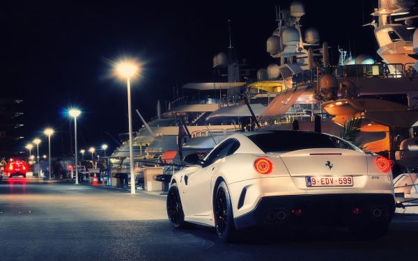 1920x1200 piksel,Araba,gece,599,Ferrari,GTO