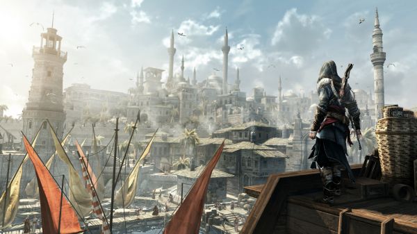 видео игри,Assassin и Крийд,Ezio Auditore Da Firenze,Creed Revelations убиец,снимки