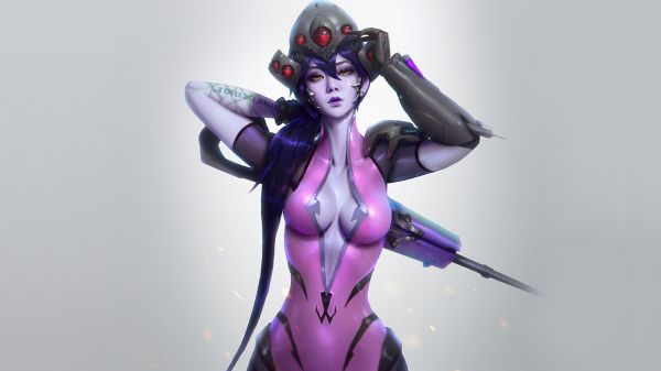 βιντεοπαιχνίδια,γυναίκες,σχίσιμο,Overwatch,μεγάλα βυζιά,μελαχροινή