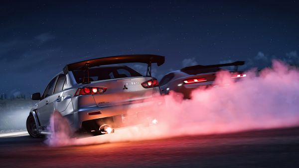 Forza Horizon 5,Mitsubishi Lancer EVO,Ekran görüntüsü,Corvette C8,Tükenmişlik,yarış