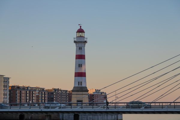 cidade,Horizonte,torre,ponte,farol,Mano