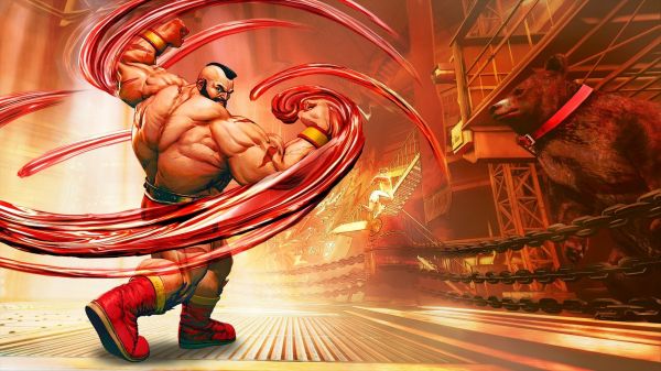 Playstation 4,shirtless,Street Fighter V,Zangief street fighter,1873x1054 px