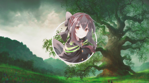 Anime,Filles anime,picture in picture,Raidy hd,Hiiragi Shinoa,Owari No Seraph