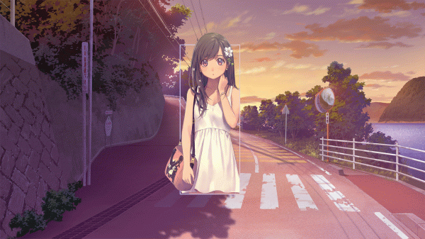 anime girls,anime,strada,pomeriggio,strada,Photoshop