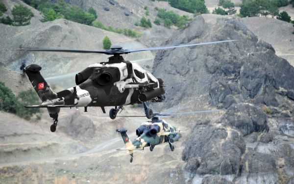 航空機,軍事,軍用機,ヘリコプター,TAIアグスタウェストランドT129,車両