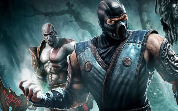 1920x1200 пиксела,Mortal Kombat,SUB,Под нулата,аниме,Kratos