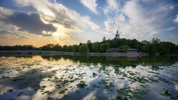 Chiny,fotografia,Trey Ratcliff,Pekin,Beihai Park