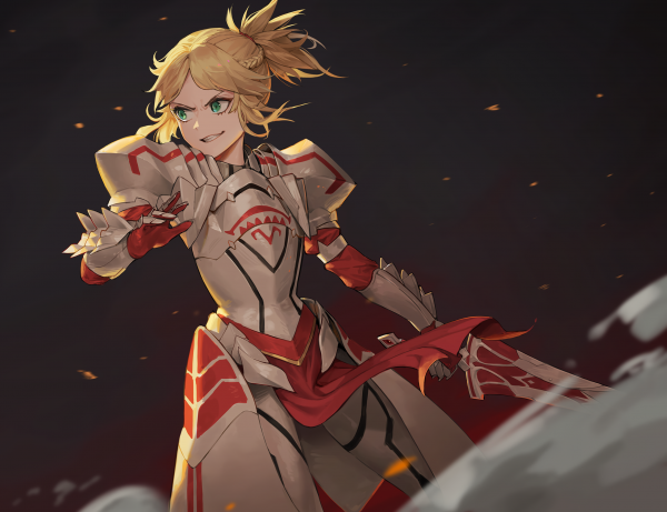 โชคชะตา Fate,Mordred Fate Apocrypha,Mordred,เกราะ,สาวอะนิเมะ,Cotta