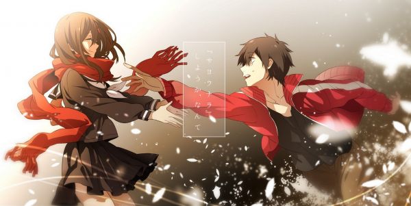 Projeto Kagerou,Kisaragi Shintaro,Tateyama Ayano,Garoto,menina,personagens