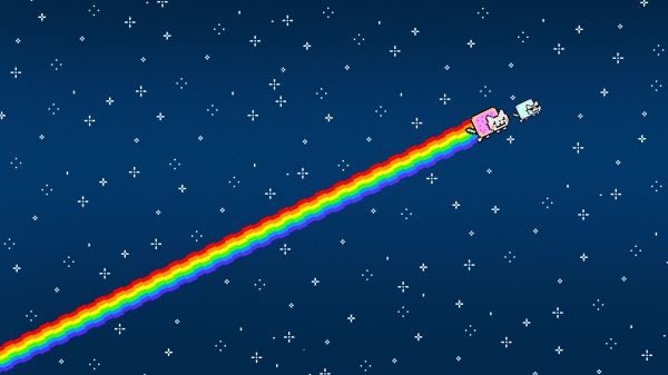 Nyan Cat,Fond simple,ciel,3840x2160 px,Minimalisme,simple